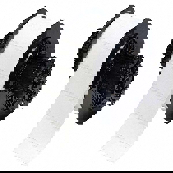 Label Maker Label: Clear & White, Vinyl, 1,500 per Roll